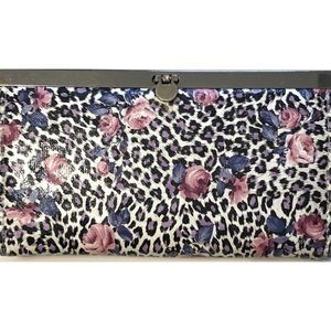Leapard print wallet